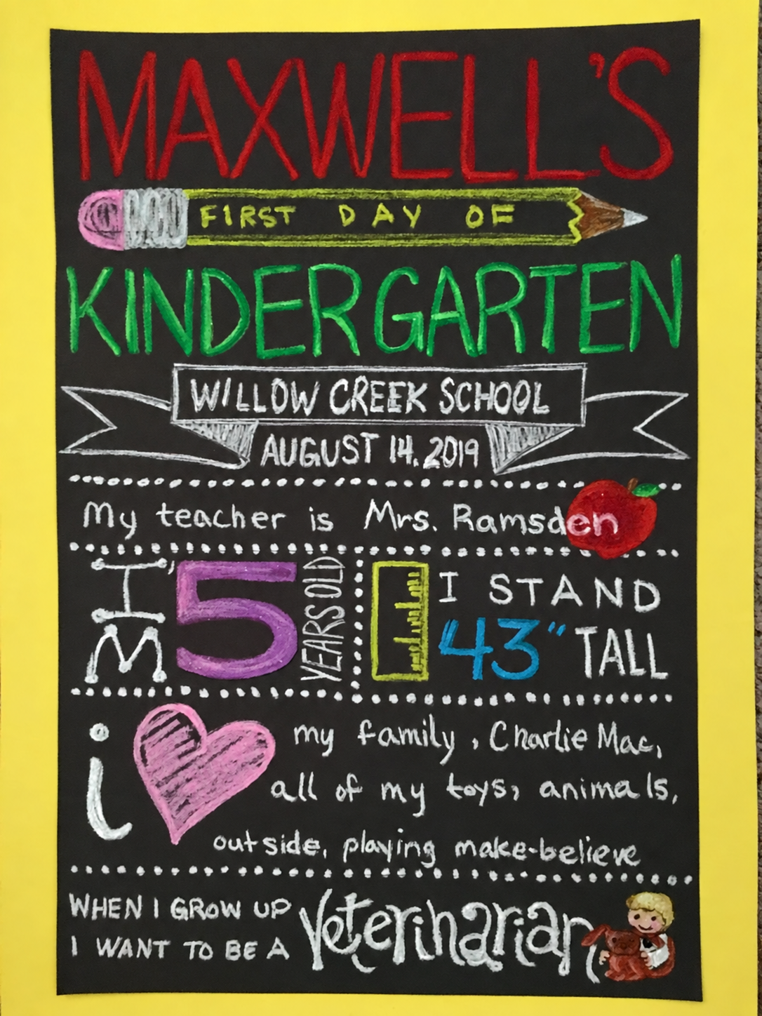School signs by MinMade Art